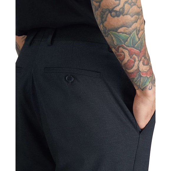 Reaction Kenneth Cole Men's Slim-Fit Stretch Premium Textured Weave Dress Pants - Picture 5 of 11